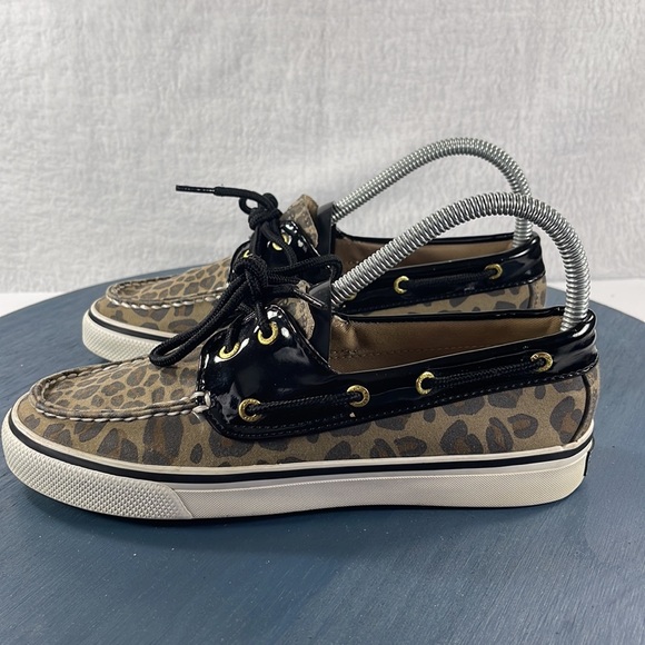 Sperry Biscayne Leopard Boat Shoe Women’s 6 - Picture 3 of 8
